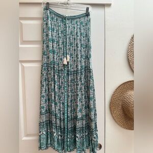 Rare Spell and the Gypsy Collective Turquoise green Kombi skirt size Medium.